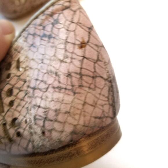 Calvin Klein | Shyann Pink Laser Cut Flats Work Casual Office Ballet - Picture 5 of 8